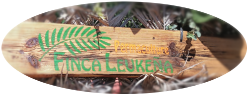 Schild Finca Leukeña