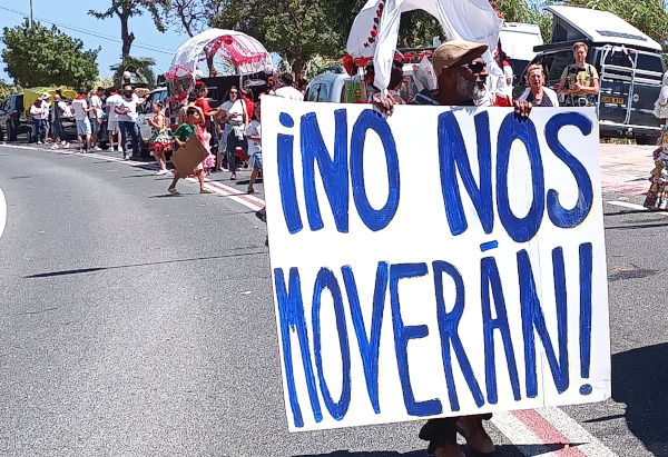 protestplakat no nos moveran